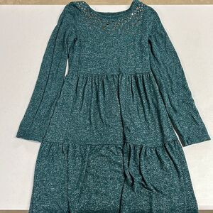 Girl’s green dress sz L (10-12)